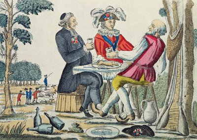 The Patriotic Snack, Reunion of the Three Estates by French School